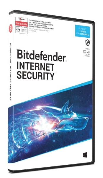 Bitdefender PC Bitdefender Internet Security 1 Gerät / 18 Monate (Code in a Box)