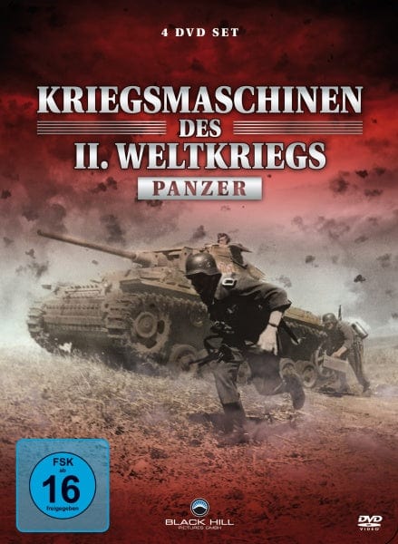 Black Hill Pictures DVD Kriegsmaschinen des 2. Weltkriegs - Panzer (Neuauflage) (4 DVDs)