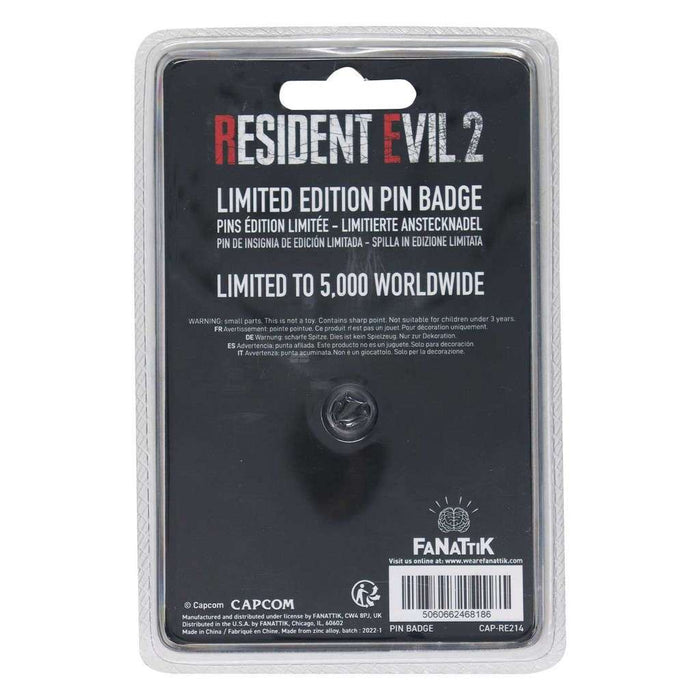 Fanattik Merchandise Resident Evil 2: 25th Anniversary XL Pin Badge