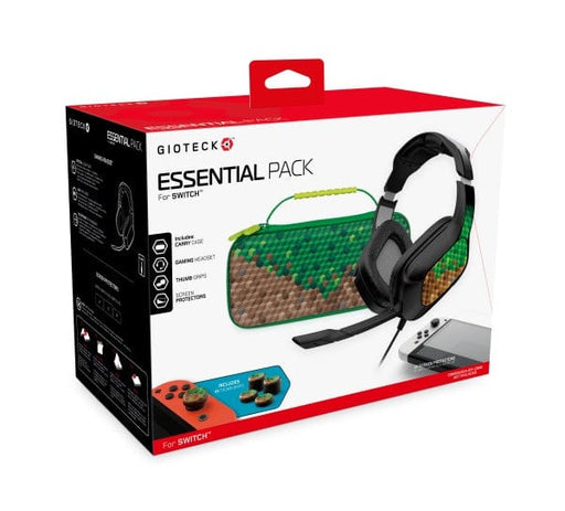 Gioteck Hardware/Zubehör Gioteck - Essential Pack for Nintendo Switch, Switch Lite, Switch OLED (Cube)