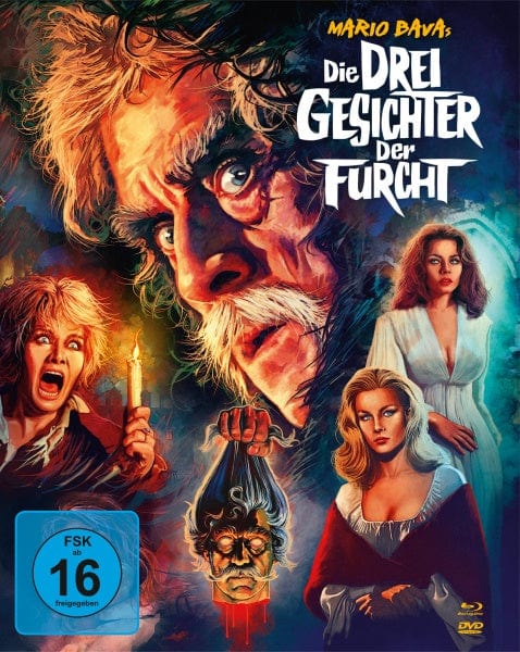 Koch Media Home Entertainment Blu-ray Die drei Gesichter der Furcht (Mediabook, 1 Blu-ray + 2 DVDs)
