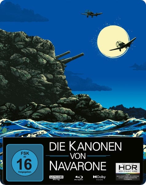 Sony Pictures Entertainment (PLAION PICTURES) Films Die Kanonen von Navarone (Remastered) (Steelbook, 4K-UHD+Blu-ray)