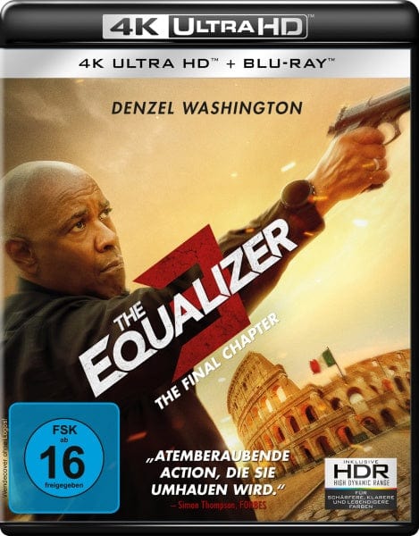 Sony Pictures Entertainment (PLAION PICTURES) Films The Equalizer 3 - The Final Chapter (4K-UHD+Blu-ray)