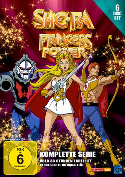 She-Ra - Princess of Power - Gesamtbox (6 DVDs)– JETZT KAUFEN BEI GLACIER GAMES .at
