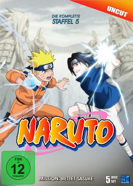 Naruto - Mission: Rettet Sasuke - Staffel 5: Folge 107-135 (5 DVDs)– JETZT KAUFEN BEI GLACIER GAMES .at