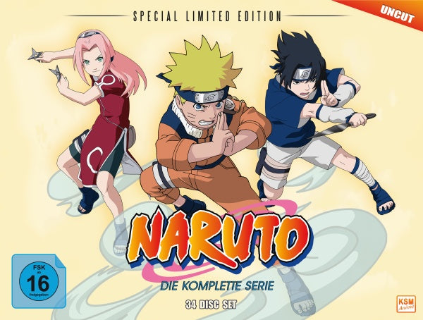 Naruto - Special Limited Edition - Gesamtedition (34 DVDs)