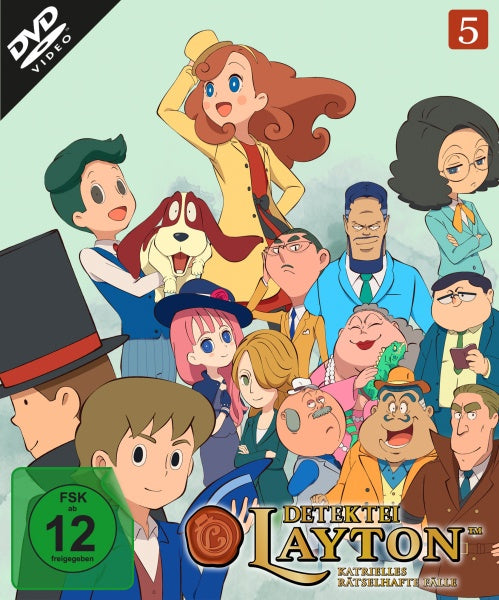 Detektei Layton - Katrielles rätselhafte Fälle: Volume 5 (Ep. 41-50) (2 DVDs)– JETZT KAUFEN BEI GLACIER GAMES .at