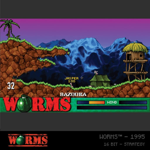 Blaze Evercade Worms Cartridge 1 – Bild 2– JETZT KAUFEN BEI GLACIER GAMES .at