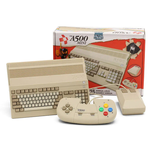 The A500 Mini – Kompakte Retro-Konsole (EU) – Retro Games Ltd.– JETZT KAUFEN BEI GLACIER GAMES .at