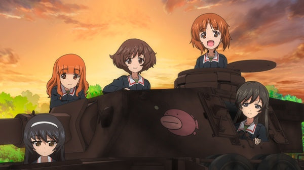 Girls & Panzer - Die komplette Serie (Volume 1-3 + OVA) (4 Blu-rays)