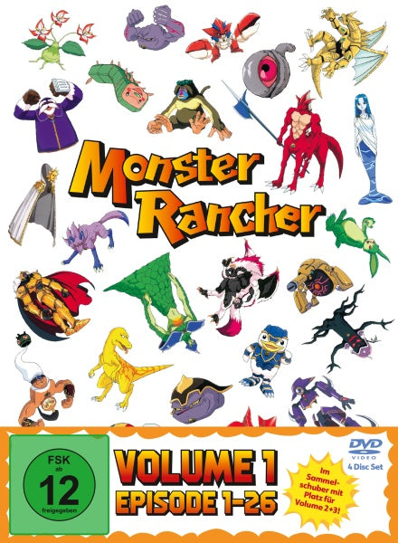 Monster Rancher Vol. 1 (Ep. 1-26) im Sammelschuber (4 DVDs)– JETZT KAUFEN BEI GLACIER GAMES .at