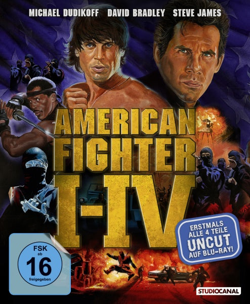American Fighter 1-4 (4 Blu-rays)– JETZT KAUFEN BEI GLACIER GAMES .at