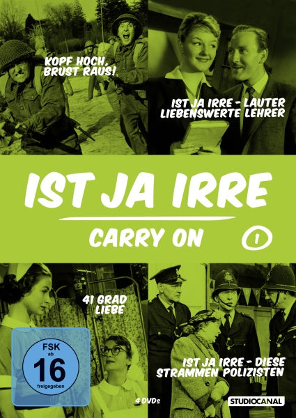 Ist ja irre - Carry On Vol. 1 (4 DVDs)– JETZT KAUFEN BEI GLACIER GAMES .at