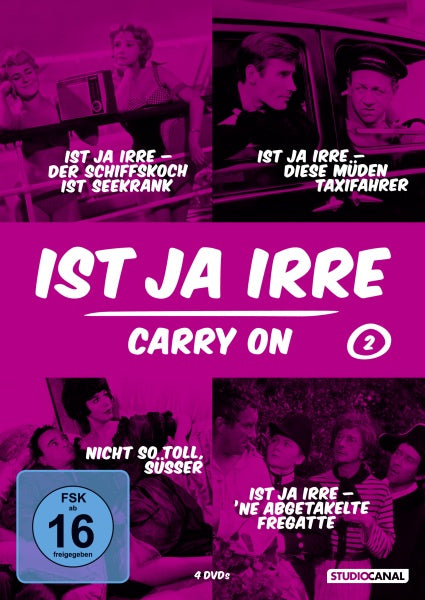 Ist ja irre - Carry On Vol. 2 (4 DVDs)– JETZT KAUFEN BEI GLACIER GAMES .at