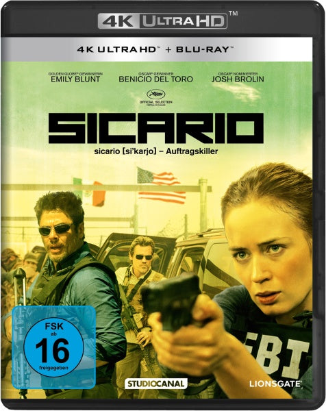 Sicario (4K Ultra HD+Blu-ray)– JETZT KAUFEN BEI GLACIER GAMES .at