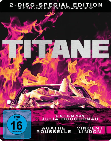 Titane (Steelbook, Blu-ray+Soundtrack-CD)– JETZT KAUFEN BEI GLACIER GAMES .at