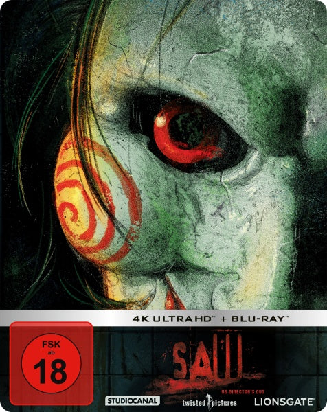 SAW - Limited Steelbook Edition (4K Ultra HD+Blu-ray)– JETZT KAUFEN BEI GLACIER GAMES .at