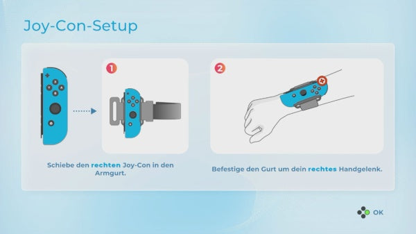 "Let's Get Fit" Sportgurte-Set für Nintendo Switch