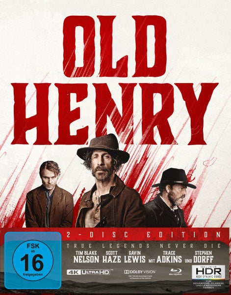 Old Henry (Mediabook, 4K-UHD+Blu-ray)– JETZT KAUFEN BEI GLACIER GAMES .at