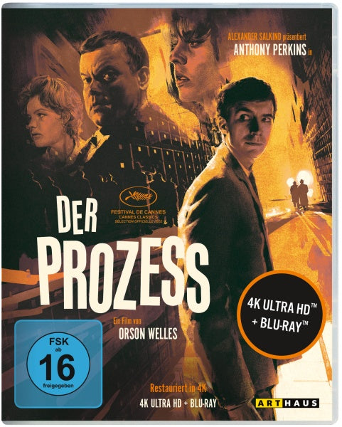 Der Prozess - 60th Anniversary Edition (4K Ultra HD+Blu-ray)– JETZT KAUFEN BEI GLACIER GAMES .at