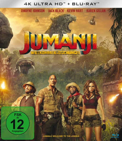 Jumanji: Willkommen im Dschungel (4K-UHD+Blu-ray)– JETZT KAUFEN BEI GLACIER GAMES .at