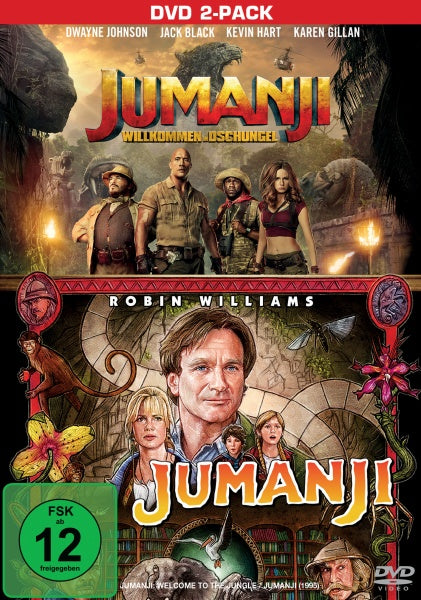 Jumanji / Jumanji: Willkommen im Dschungel (2 DVDs)– JETZT KAUFEN BEI GLACIER GAMES .at