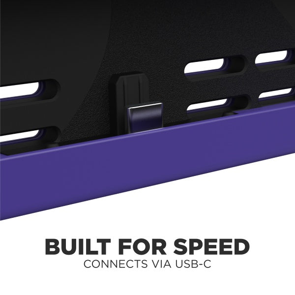 CRKD - Nitro Deck Retro for Switch & OLED Limited Edition with Case (Purple) – Bild 6– JETZT KAUFEN BEI GLACIER GAMES .at