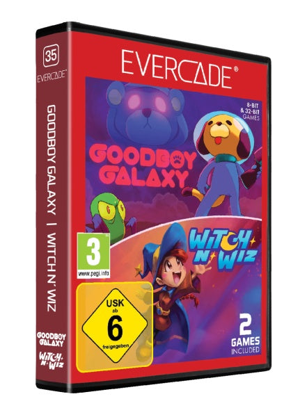 Blaze Evercade Goodboy Galaxy / Witch n Wiz Cartridge– JETZT KAUFEN BEI GLACIER GAMES .at