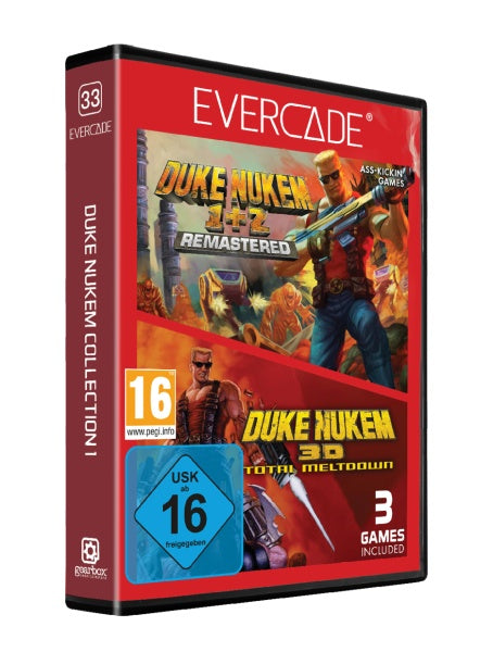 Blaze Evercade Duke Nukem Collection 1 Cartridge