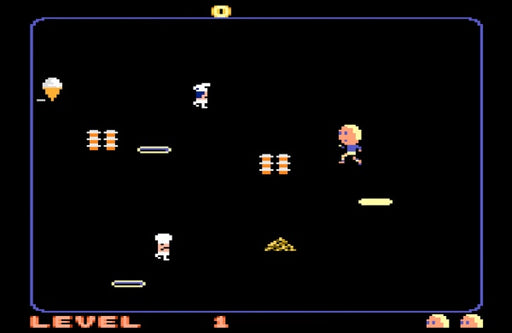 Food Fight (Atari 2600+, 7800 Cartridge) – Bild 2– JETZT KAUFEN BEI GLACIER GAMES .at