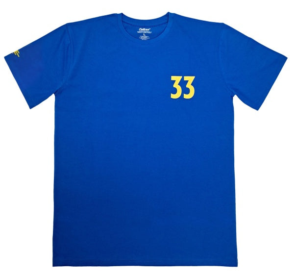 Fallout T-Shirt "Vault 33" Blue S