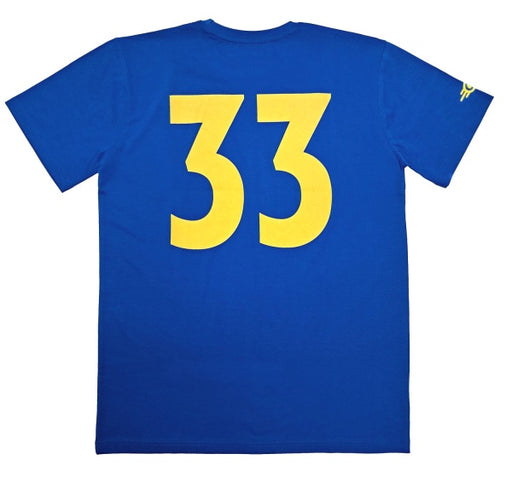 Fallout T-Shirt "Vault 33" Blue XXL – Bild 2– JETZT KAUFEN BEI GLACIER GAMES .at