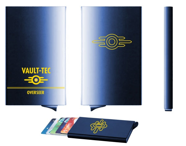 Fallout Credit Card Holder "Overseer" Blue