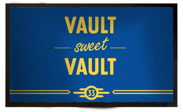 Fallout Doormat "Vault Sweet Vault"