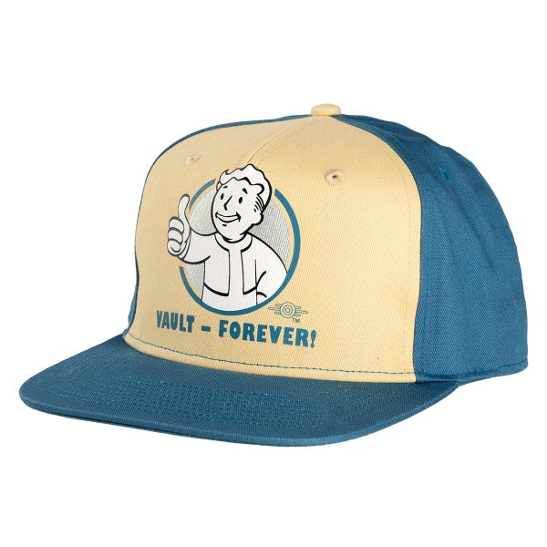 Fallout Snapback "Vault Forever" Blue/Yellow