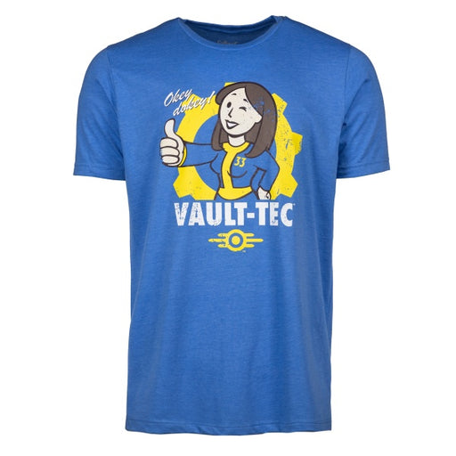 Fallout T-Shirt "Okey Dokey" Blue S– JETZT KAUFEN BEI GLACIER GAMES .at
