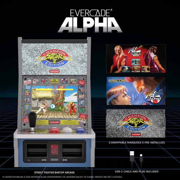 Blaze Evercade Alpha Street Fighter Bartop Arcade – Bild 4– JETZT KAUFEN BEI GLACIER GAMES .at