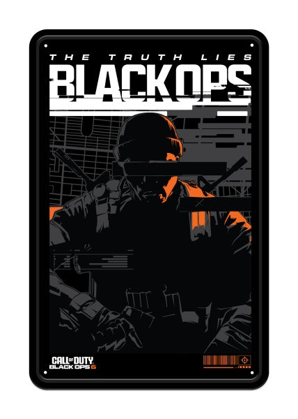 Call of Duty: Black Ops 6 Metal Sign "Black Ops 6"