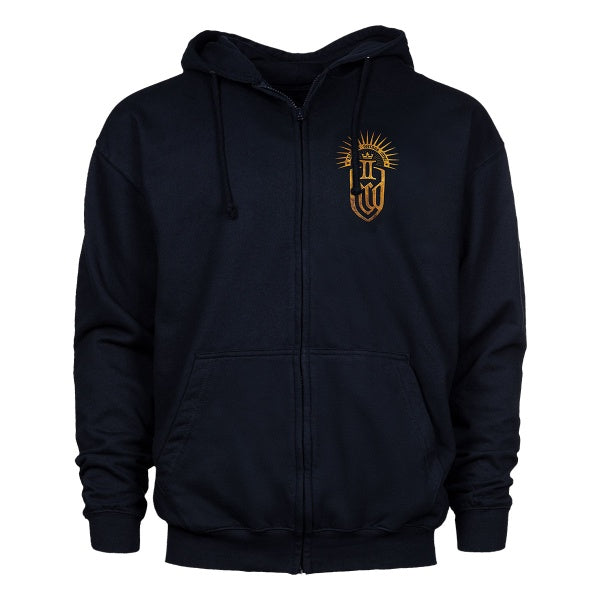 Kingdom Come Deliverance II Zipper Hoodie "Temporary Keyart" Navy XXL