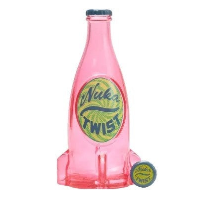 Fallout "Nuka Cola Twist" Glasflasche und Kronkorken– JETZT KAUFEN BEI GLACIER GAMES .at