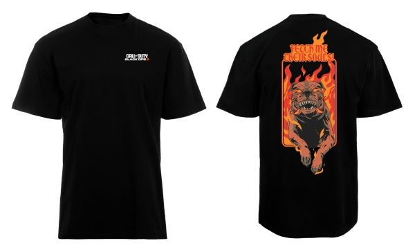 Call of Duty: Black Ops 6 Oversize T-Shirt "Hellhound" Black S