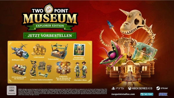 Two Point Museum - Explorer Edition (PS5) – Bild 4– JETZT KAUFEN BEI GLACIER GAMES .at