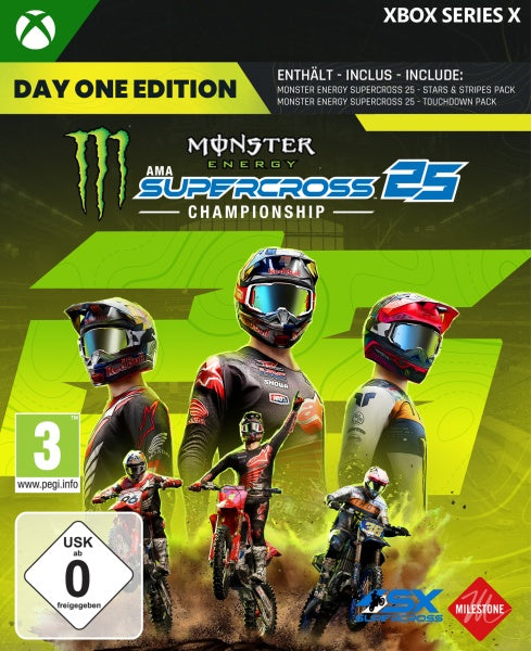 Monster Energy Supercross 25 - The Official Video Game Day One Edition (Xbox Series X)…– JETZT KAUFEN BEI GLACIER GAMES .at