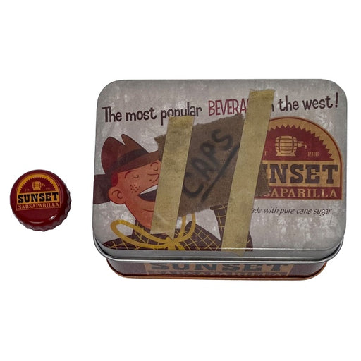 Fallout Bottle Cap Series Collectible Tin "Sunset Sarsaparilla"– JETZT KAUFEN BEI GLACIER GAMES .at