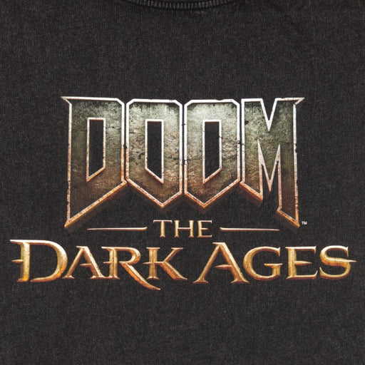 DOOM: The Dark Ages T-Shirt Washed Out "Logo" Black S – Bild 2– JETZT KAUFEN BEI GLACIER GAMES .at