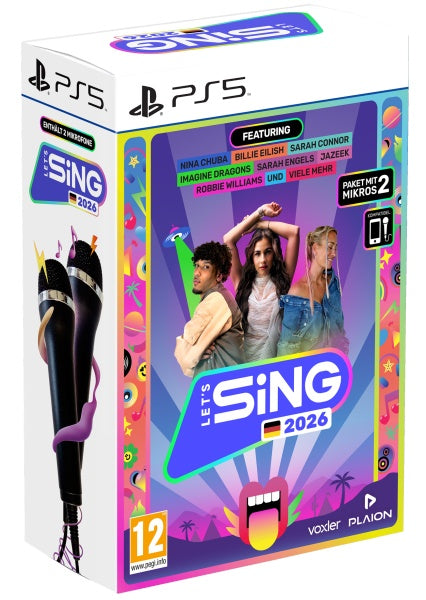Let's Sing 2026 German Version [+ 2 Mics] (PS5)– JETZT KAUFEN BEI GLACIER GAMES .at
