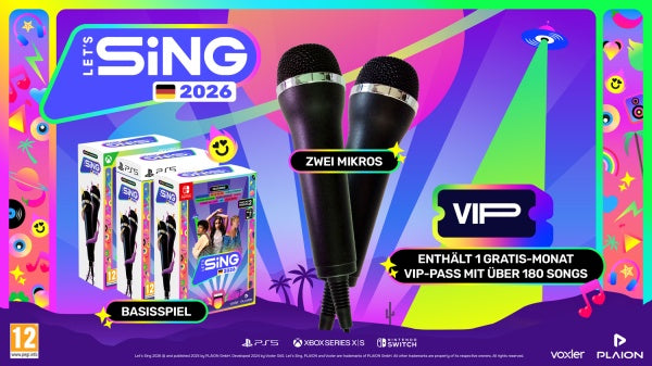 Let's Sing 2026 German Version [+ 2 Mics] (Switch) (Nintendo Switch) – Bild 4– JETZT KAUFEN BEI GLACIER GAMES .at
