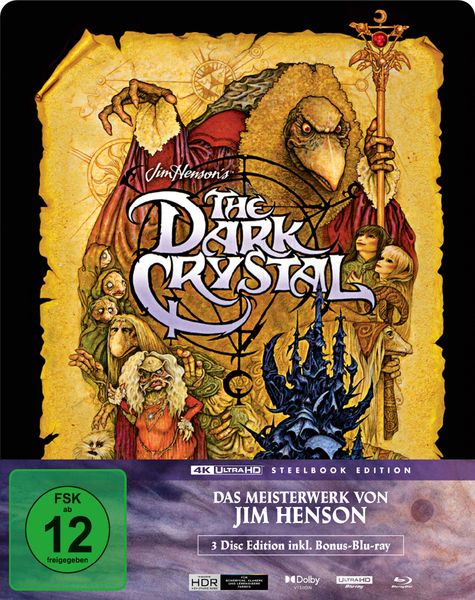 Der dunkle Kristall (Steelbook, 4K-UHD+2 Blu-rays)