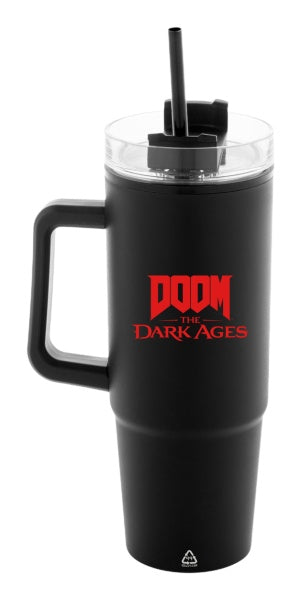 DOOM: The Dark Ages Insulated Mug "Shield" Black/Red – Bild 3– JETZT KAUFEN BEI GLACIER GAMES .at