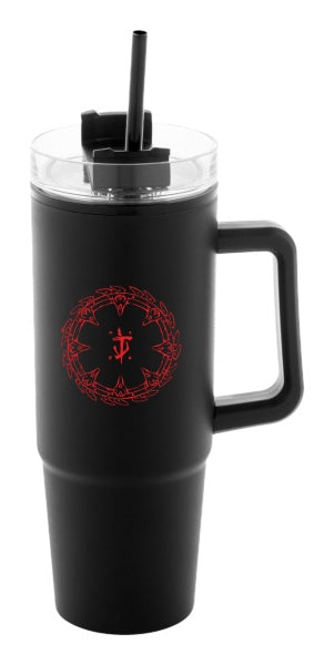 DOOM: The Dark Ages Insulated Mug "Shield" Black/Red – Bild 2– JETZT KAUFEN BEI GLACIER GAMES .at